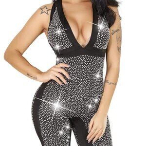Sparkly black jumpsuit